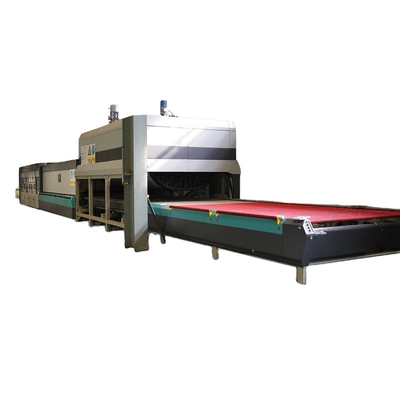 To produce flat tempered glass radiating and bent tempered glass bending line