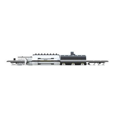 Architectural LandGlass JetConvection Clear Flat 4mm Low-E Architectural Building Clear Window Glass Tempering Machine